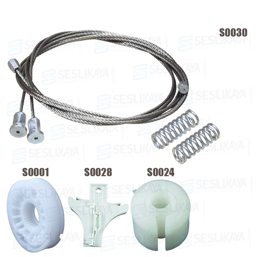 CAM KRİKO TELİ ARKA SOL SET