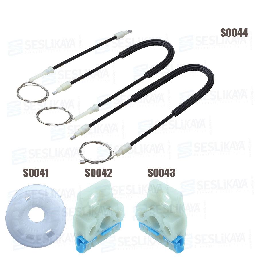 WINDOW REGULATOR CABLE FRONT- RIGHT SET