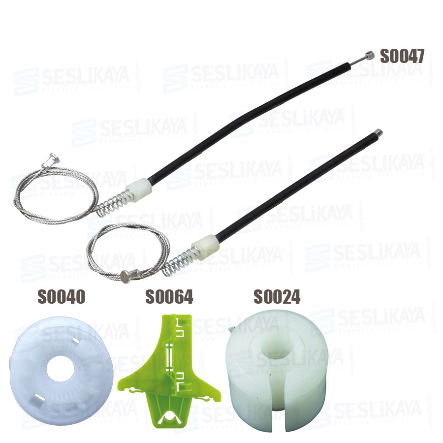 CAM KRİKO TELİ ARKA SOL SET