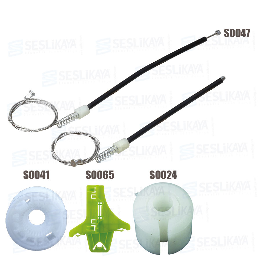 GOLF 5 CAM KRİKO TELİ ARKA SAĞ SET