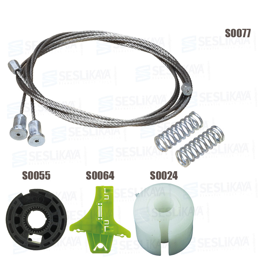 CAM KRİKO TELİ ARKA SOL SET