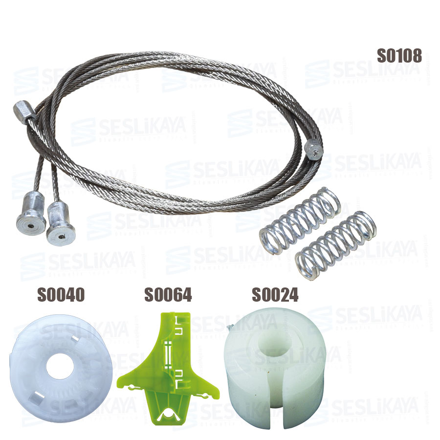 CAM KRİKO TELİ ARKA SOL SET