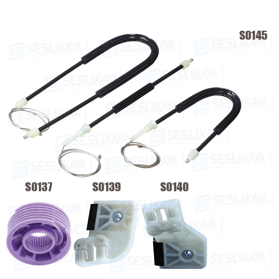 CAM KRİKO TELİ ÖN SOL SET YENİ MODEL