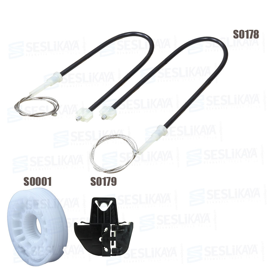 CAM KRİKO TELİ ARKA SOL SET