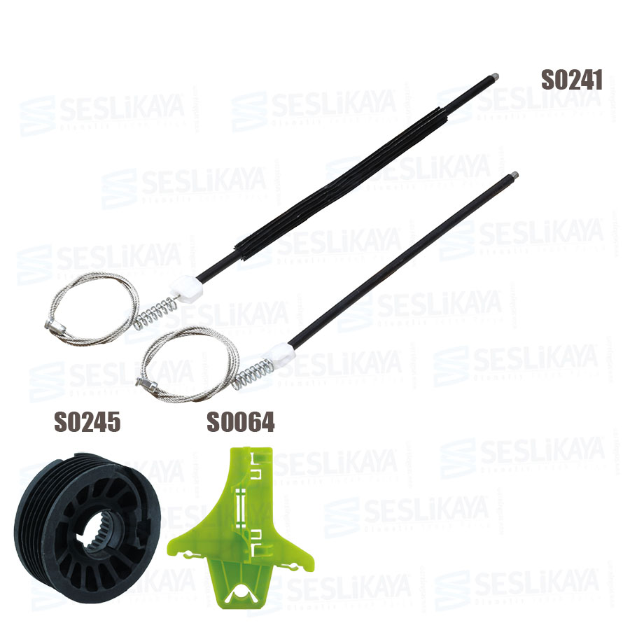 CAM KRİKO TELİ ÖN SOL SET