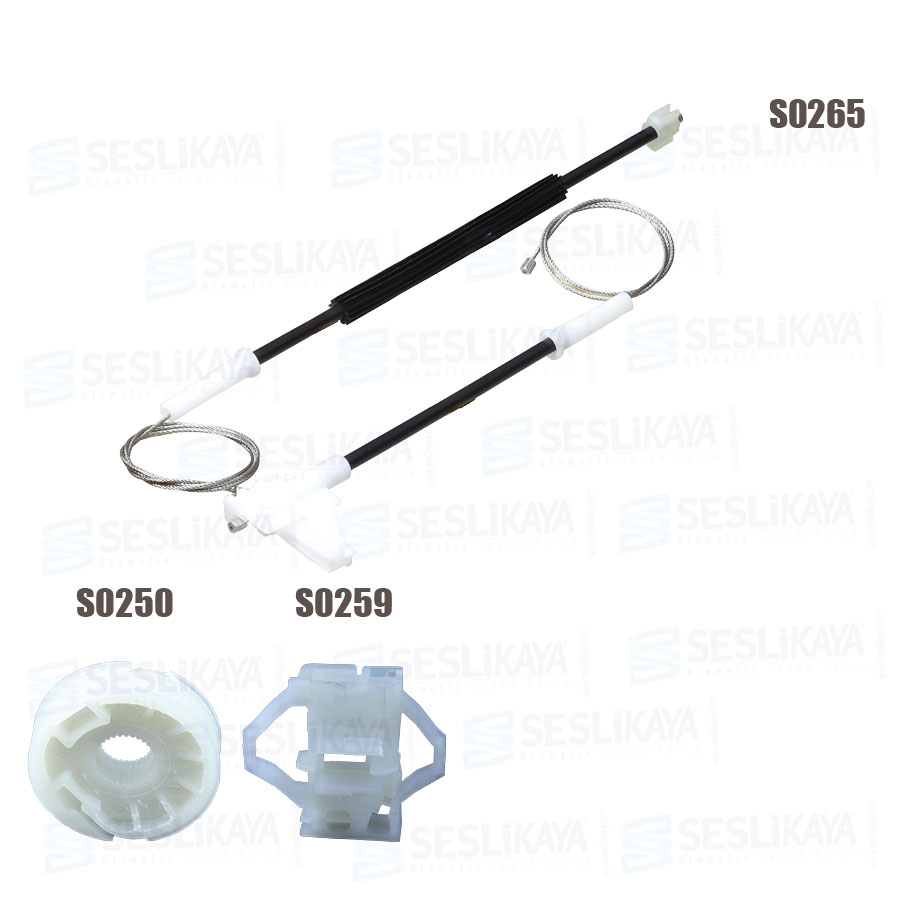 CAM KRİKO TELİ ARKA SOL SET ESKİ MODEL 