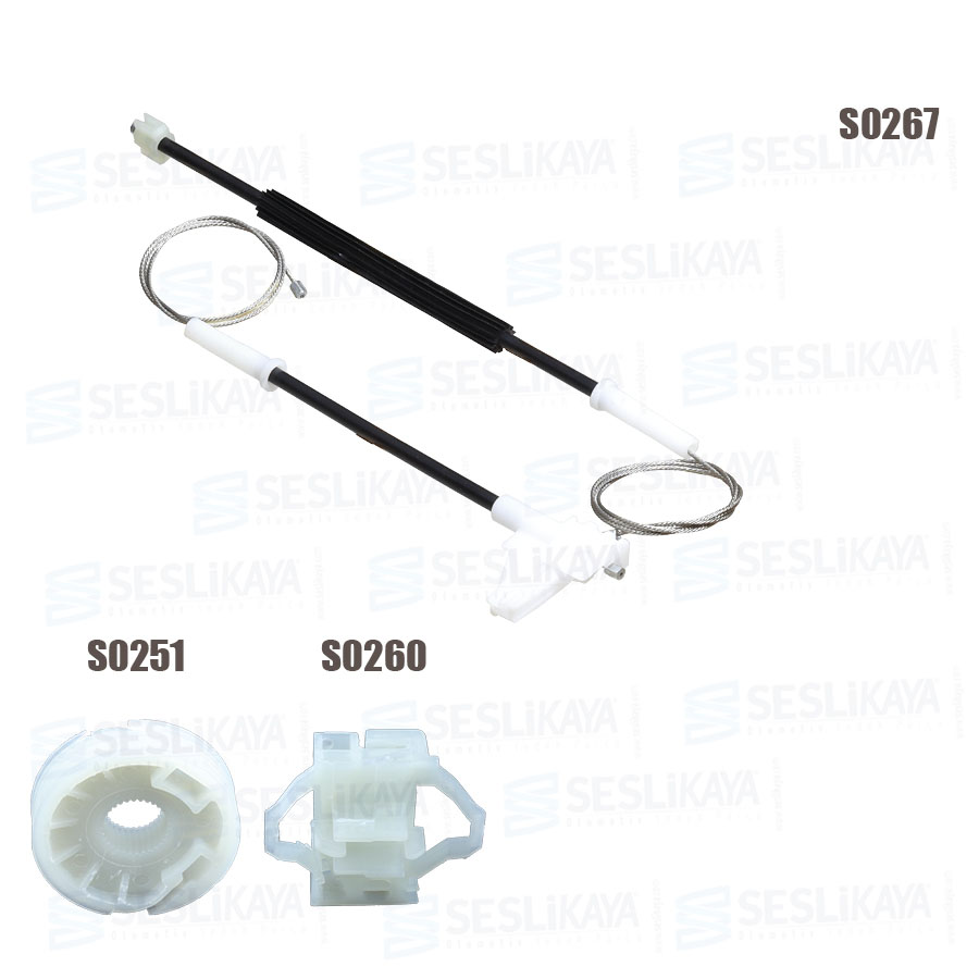CAM KRİKO TELİ ARKA SAĞ SET ESKİ MODEL 