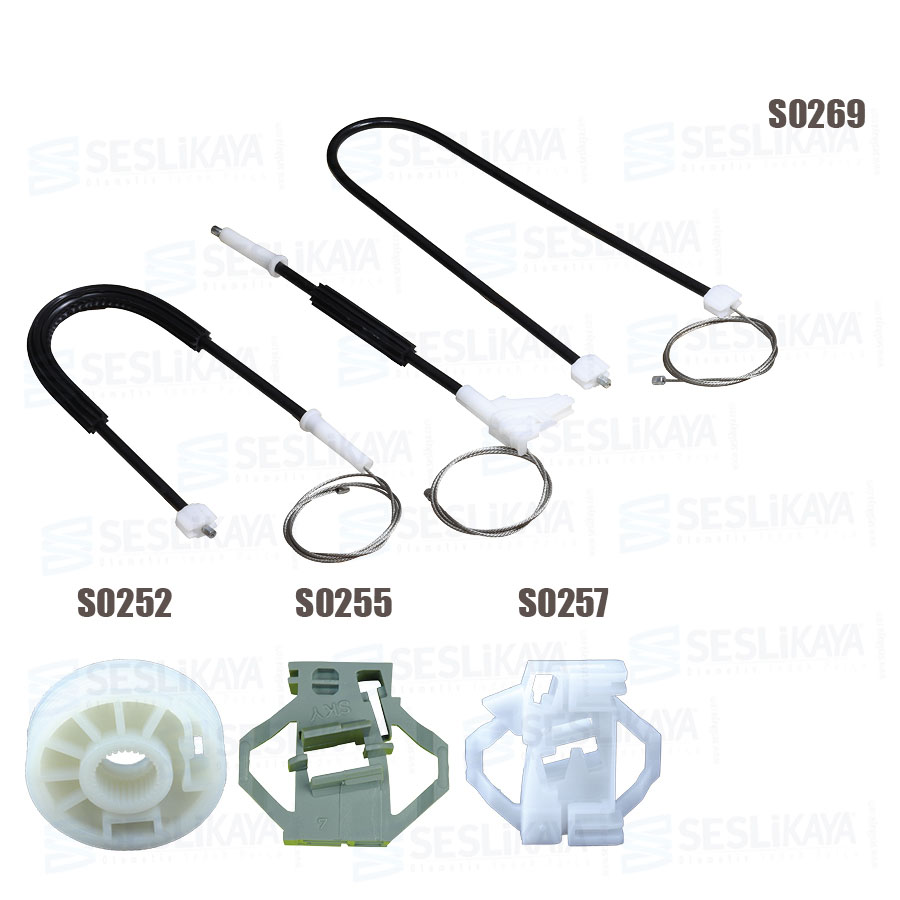 CAM KRİKO TELİ ÖN SOL SET YENİ MODEL