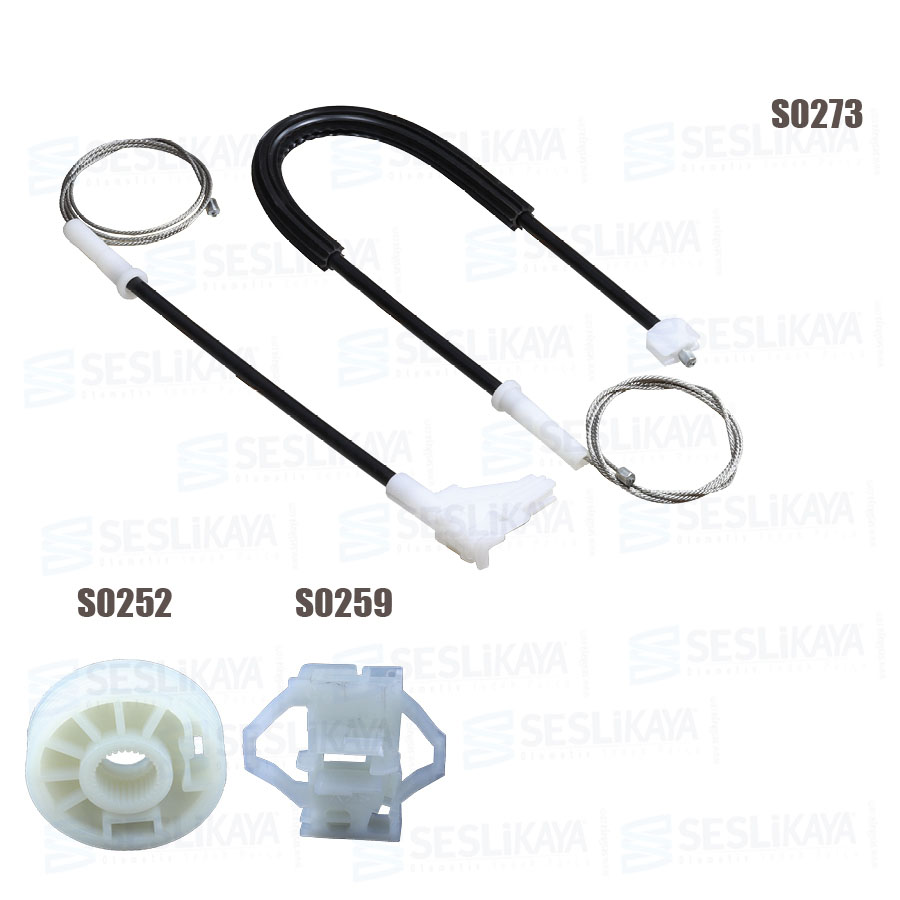 CAM KRİKO TELİ ARKA SOL SET YENİ MODEL