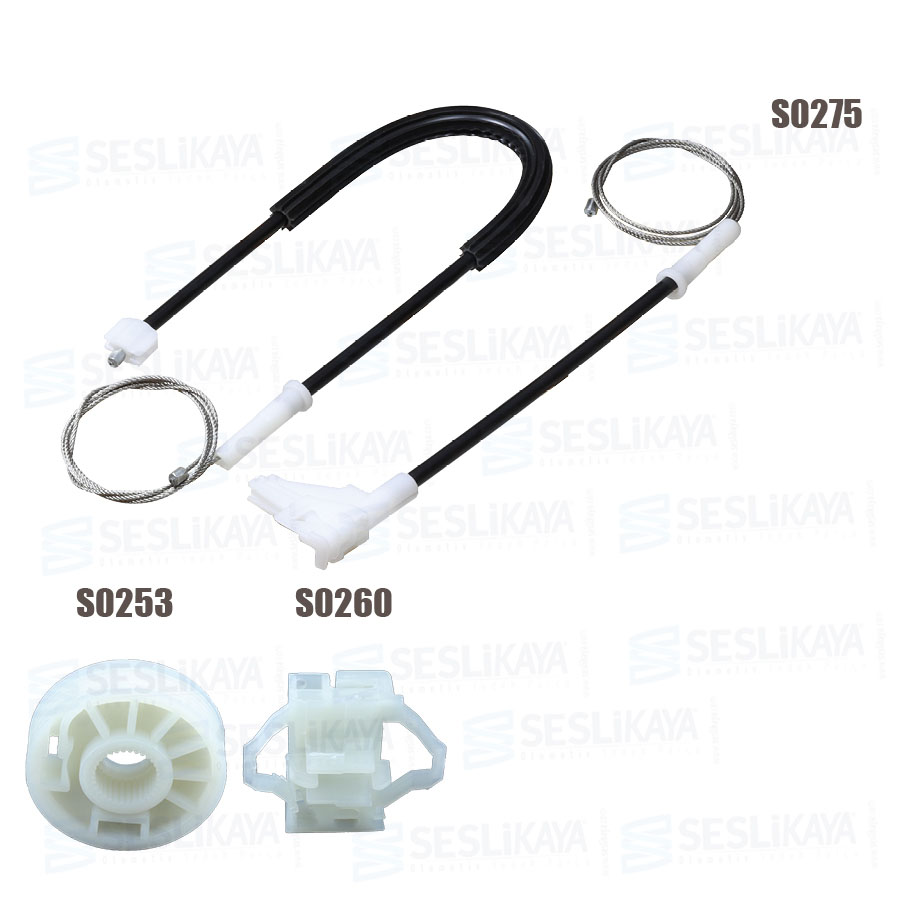 CAM KRİKO TELİ ARKA SAĞ SET YENİ MODEL