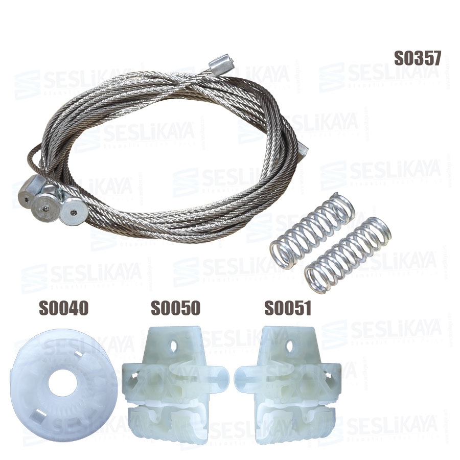 CABLE REGULADOR DE ELEVALUNAS DELANTERO IZQUIERDO CONJUNTO