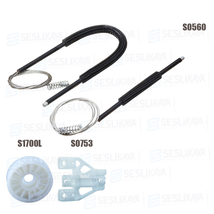 CAM KRİKO TELİ ARKA SOL SET