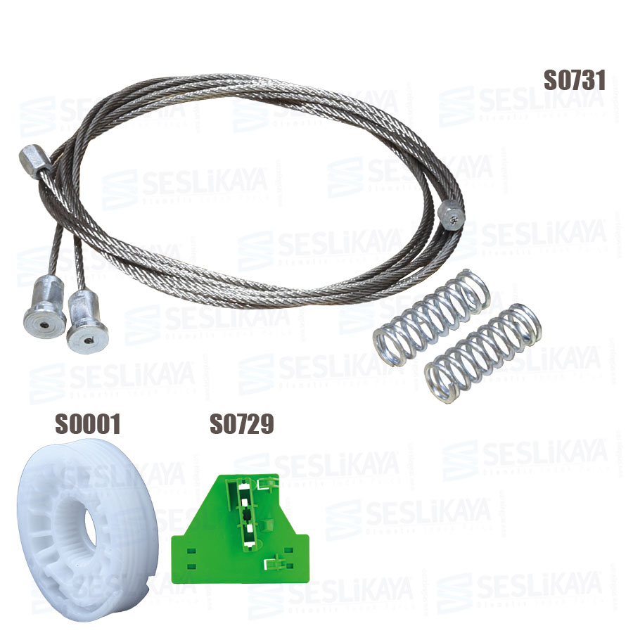 CAM KRİKO TELİ ARKA SOL SET