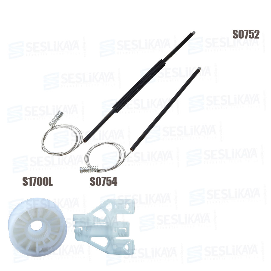 CAM KRİKO PLASTİĞİ ARKA SAĞ SET