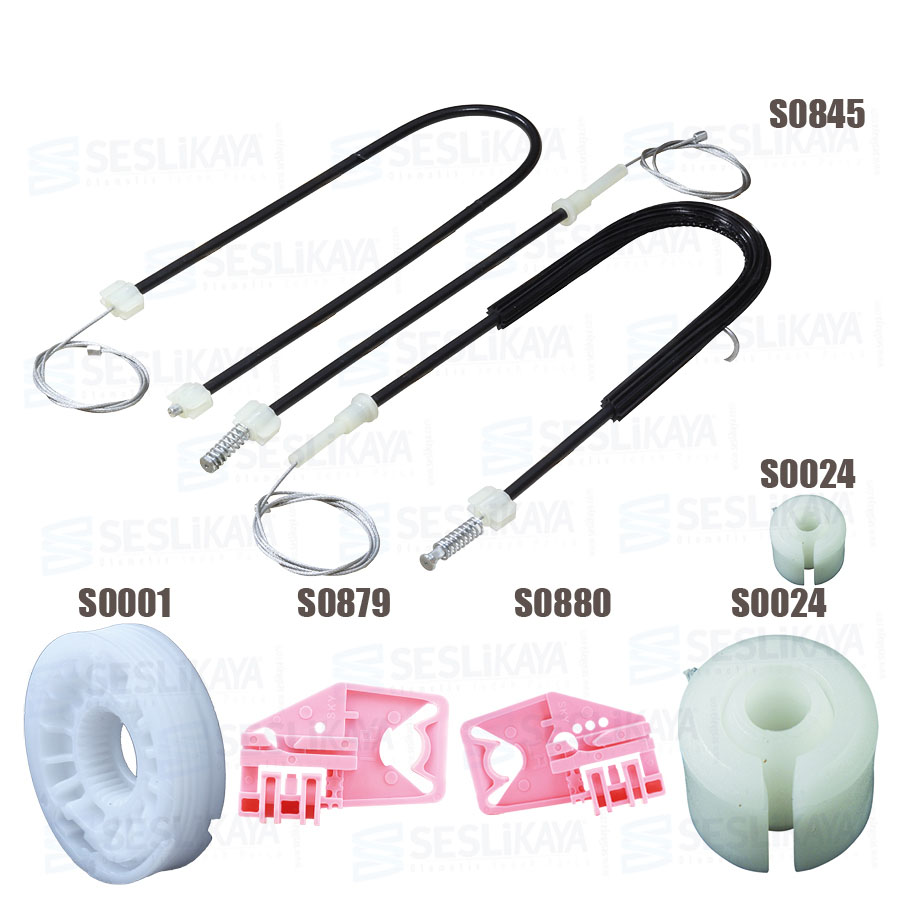 SET CAVO ALZACRISTALLO ANTERIORE SINISTRO