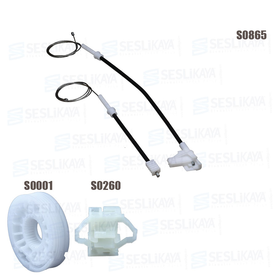 CAM KRİKO TELİ ARKA SAĞ SET ESKİ MODEL 