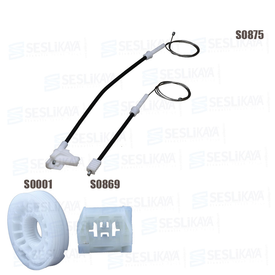 CAM KRİKO TELİ  ARKA SAĞ SET YENİ MODEL