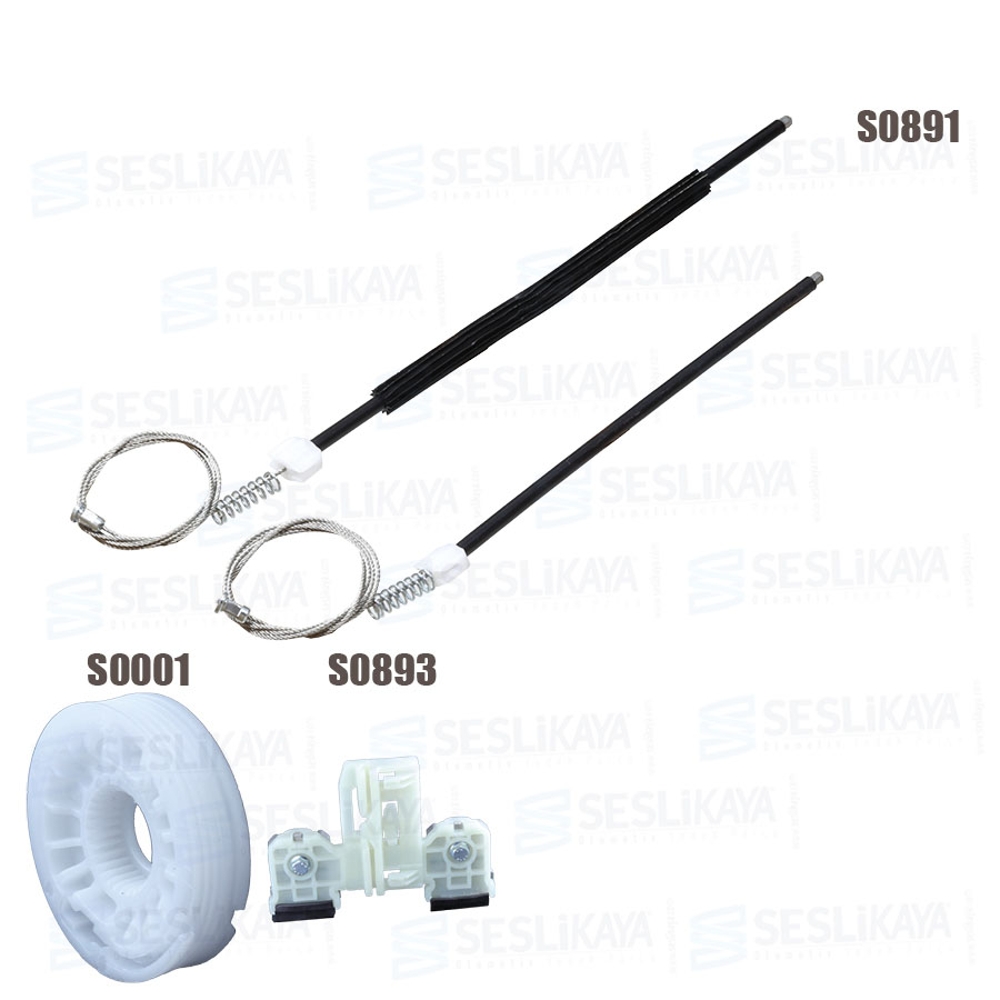 CAM KRİKO TELİ ÖN SAĞ SET
