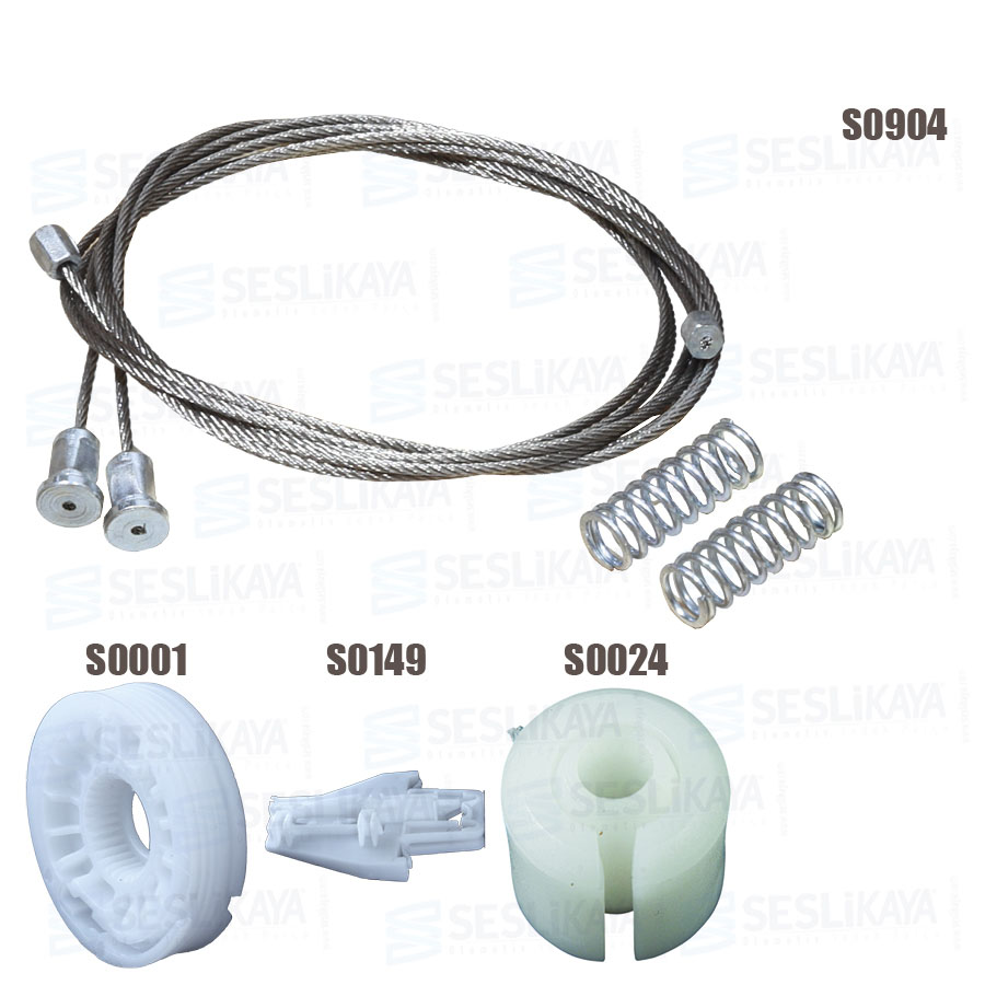 CAM KRİKO TELİ ARKA SOL SET