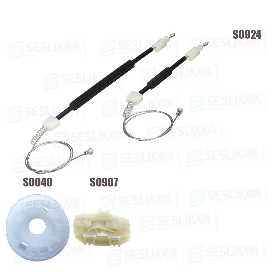 CAM KRİKO TELİ ARKA SOL SET YENİ MODEL 