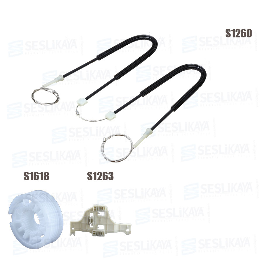 CAM KRİKO TELİ ARKA SOL SET