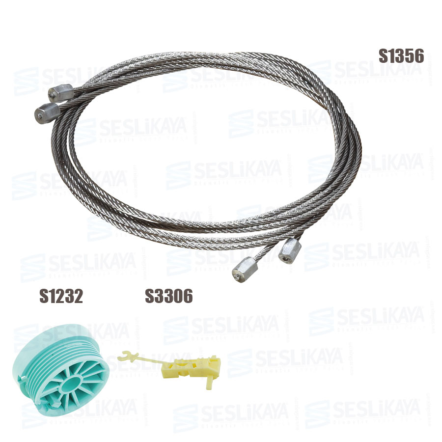 TRAFİC E.M CAM KRİKO TELİ SOL SET