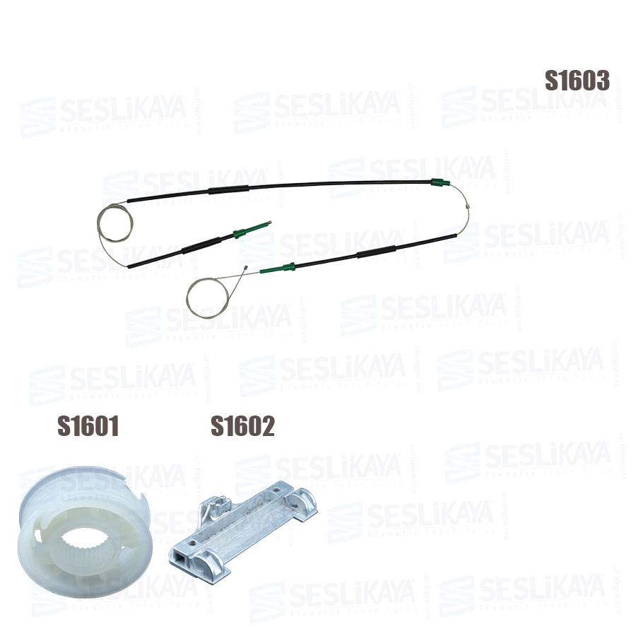 E 39  CAM KRİKO TELİ ARKA SOL-SAĞ SET
