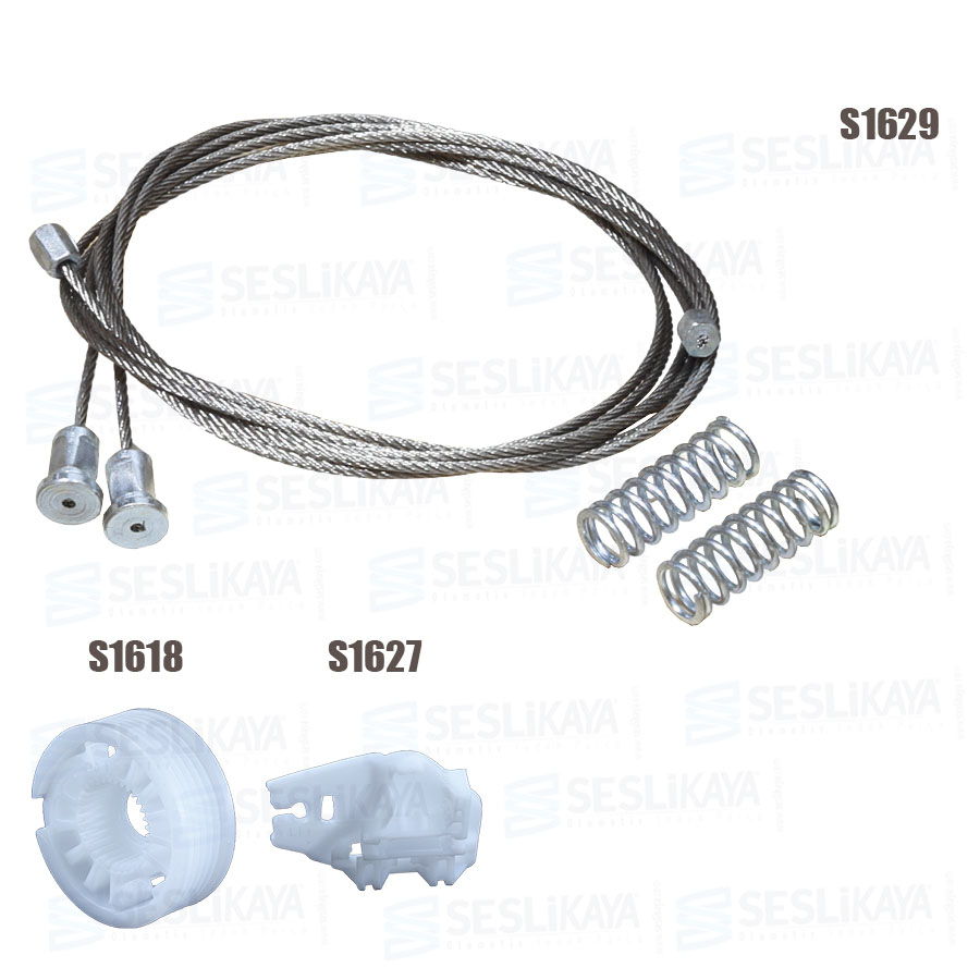 E 46 CAM KRİKO TELİ ARKA SOL SET
