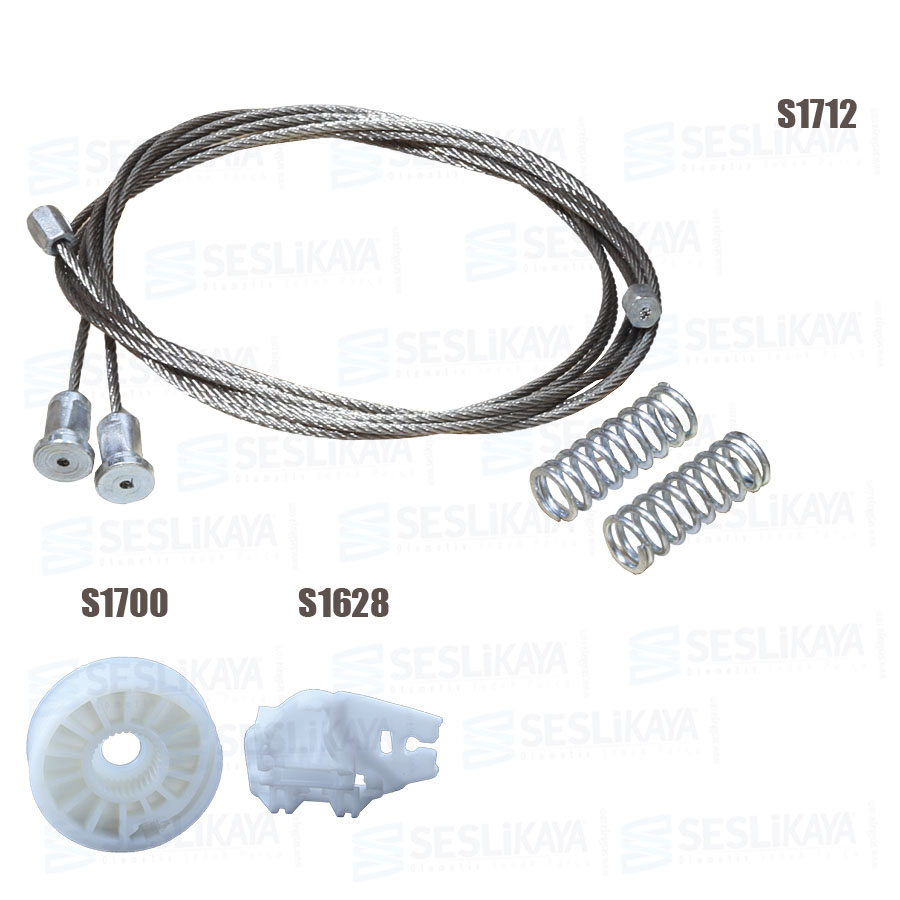 X5 CAM KRİKO TELİ ARKA SAĞ SET