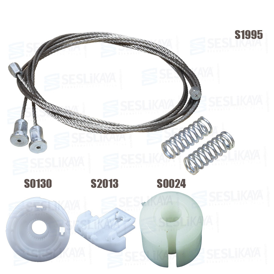 CAM KRİKO TELİ ARKA SOL SET