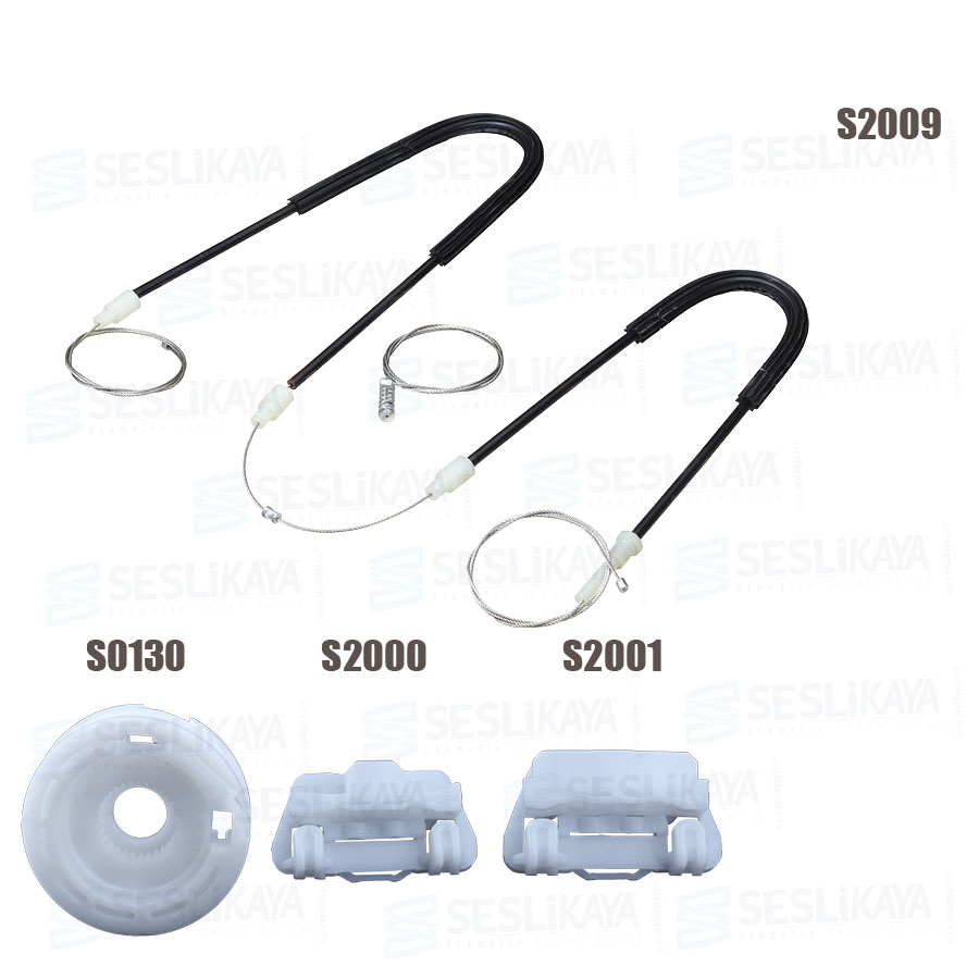 CAM KRİKO TELİ ÖN SOL SET Y.M. 2