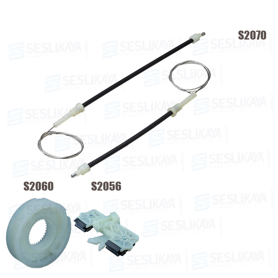 FİESTA 2011 CAM KRİKO TELİ ARKA SOL SET
