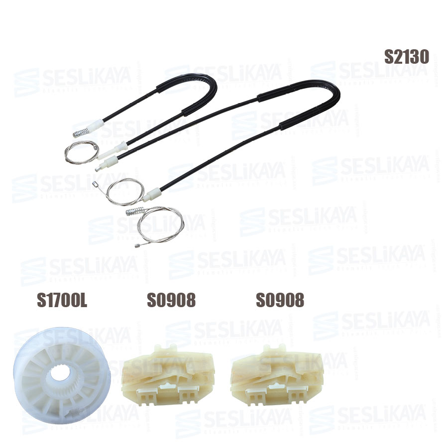 CABLE REGULADOR DE ELEVALUNAS IZQUIERDO CONJUNTO
