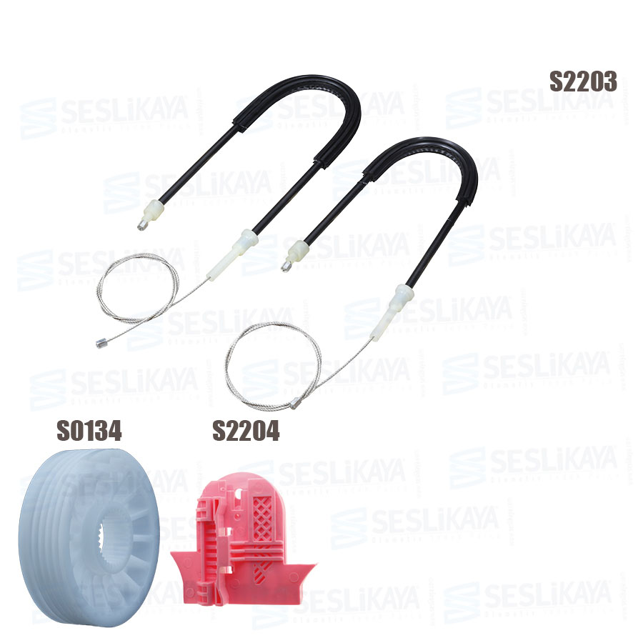 MONDEO YENİ MODEL CAM KRİKO TELİ ARKA SOL SET