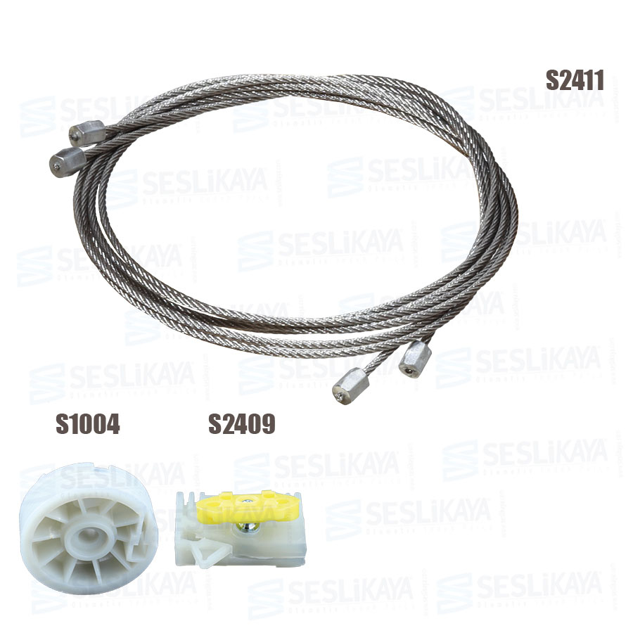 MERIVA CAM KRİKO TELİ SOL SET