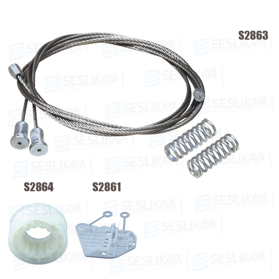 CAM KRİKO TELİ SOL SET