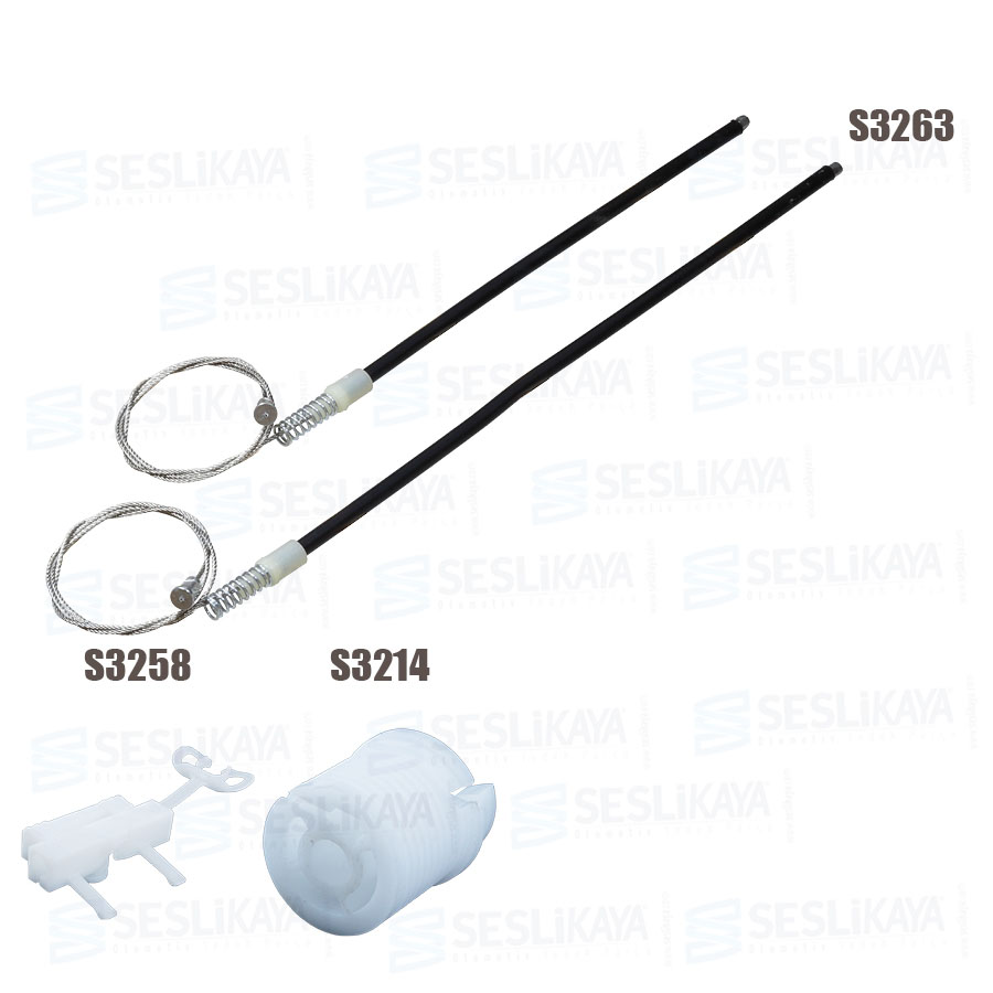 MANUEL CAM KRİKO TELİ ARKA SOL SET