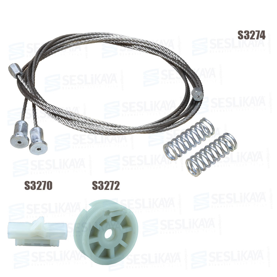 CAM KRİKO TELİ SOL SET