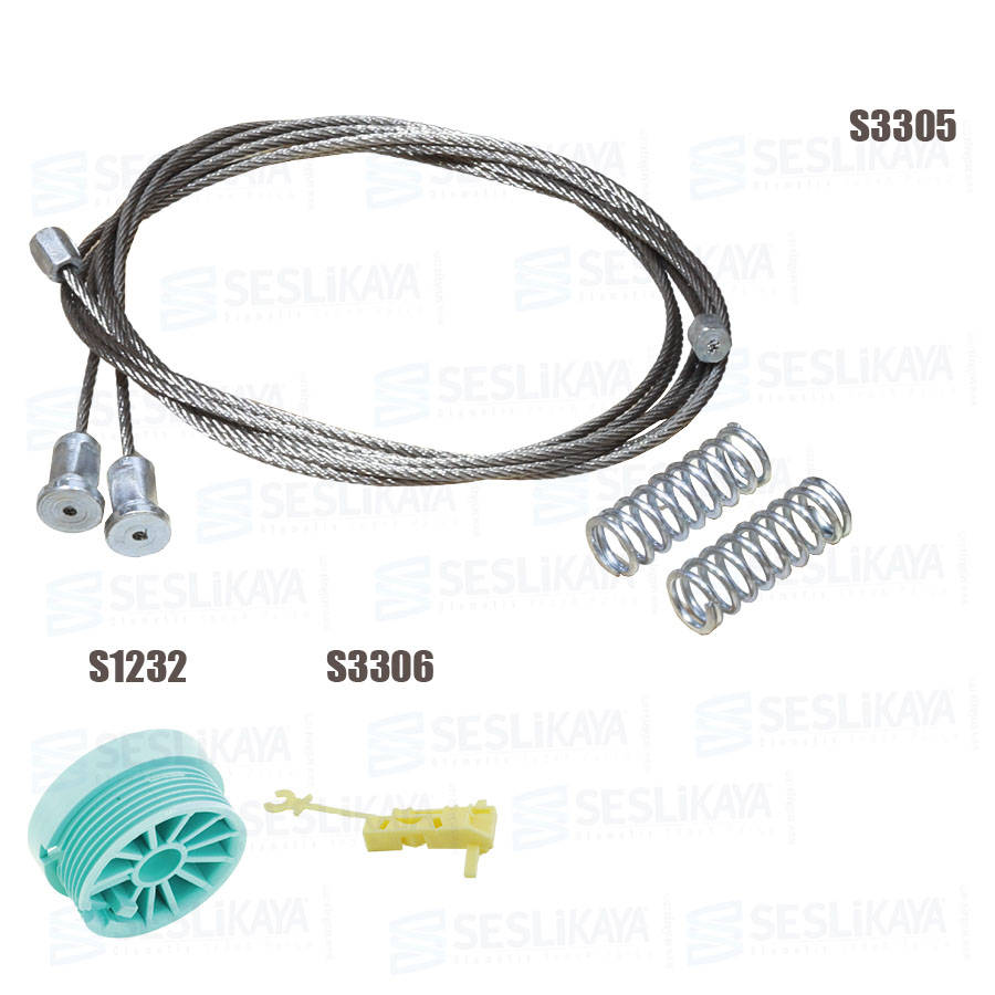 ESKİ MODEL CAM KRİKO TELİ SOL SET