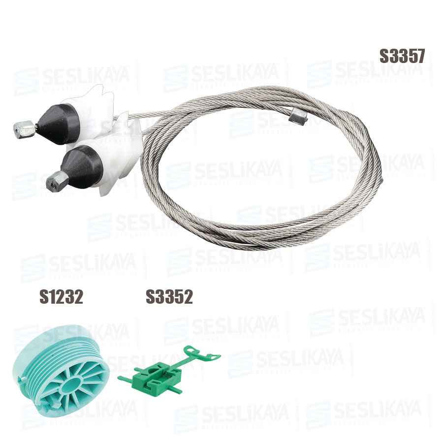 CAM KRİKO TELİ ÖN SOL SET
