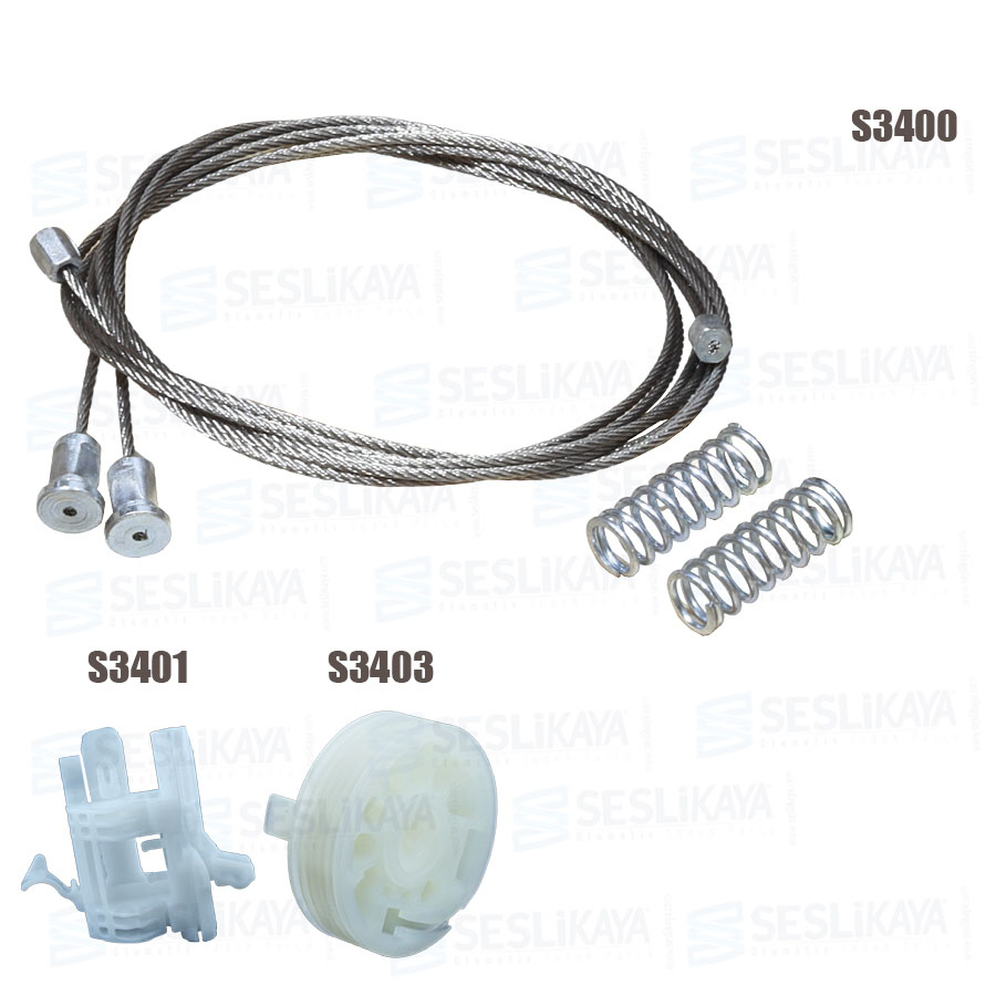 CAM KRİKO TELİ ÖN SOL SET