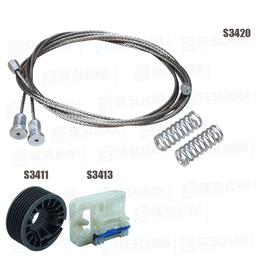 CAM KRİKO TELİ ARKA SOL SET
