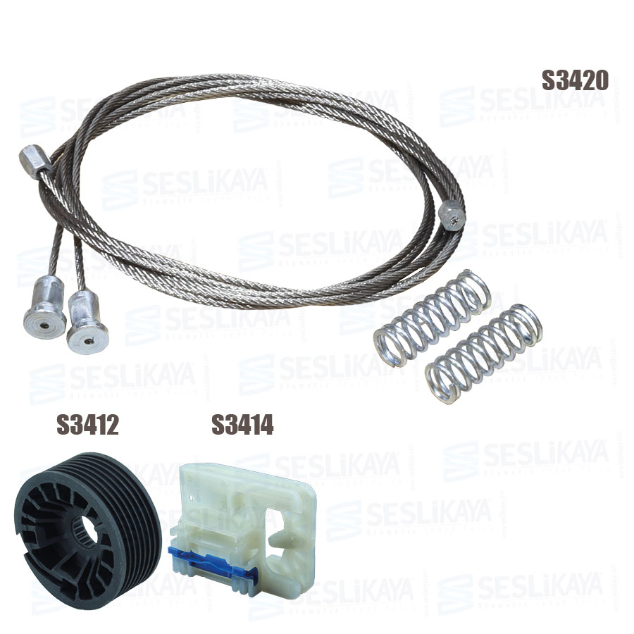 CAM KRİKO TELİ ARKA SAĞ SET