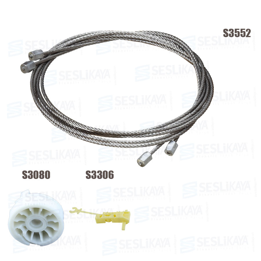 CAM KRİKO TELİ SOL SET