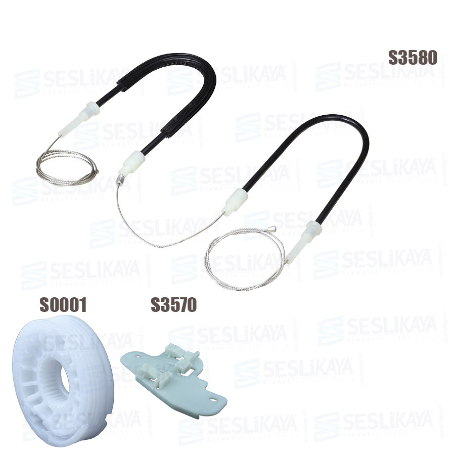 CAM KRİKO TELİ ÖN SOL SET