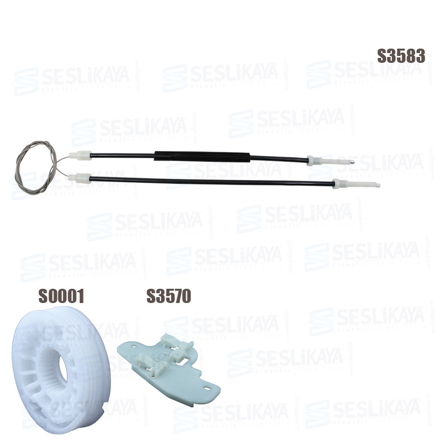 CAM KRİKO TELİ ARKA SOL SET