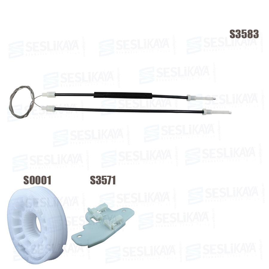 CAM KRİKO TELİ ARKA SAĞ SET