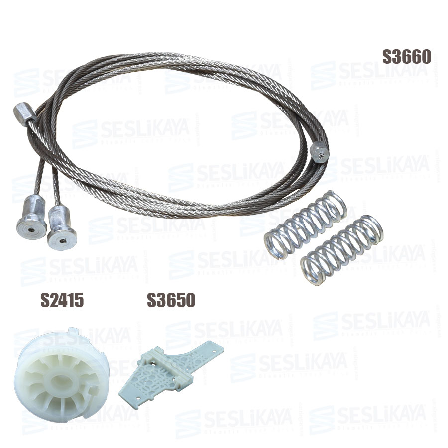 CAM KRİKO TELİ ARKA SOL SET