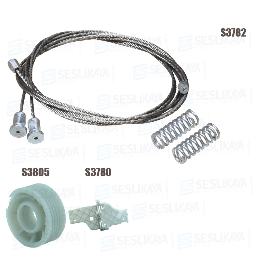 FENSTERHEBERKABEL VORNE LINKS, KIT
