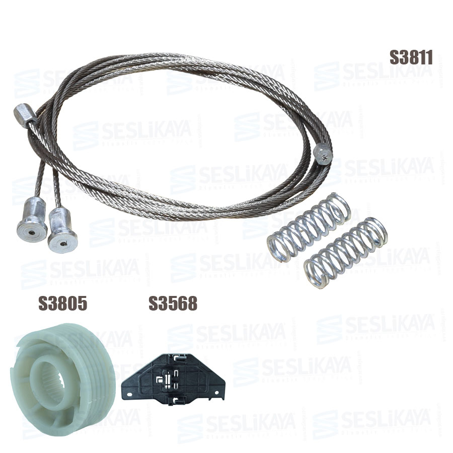 CAM KRİKO TELİ ARKA SOL SET